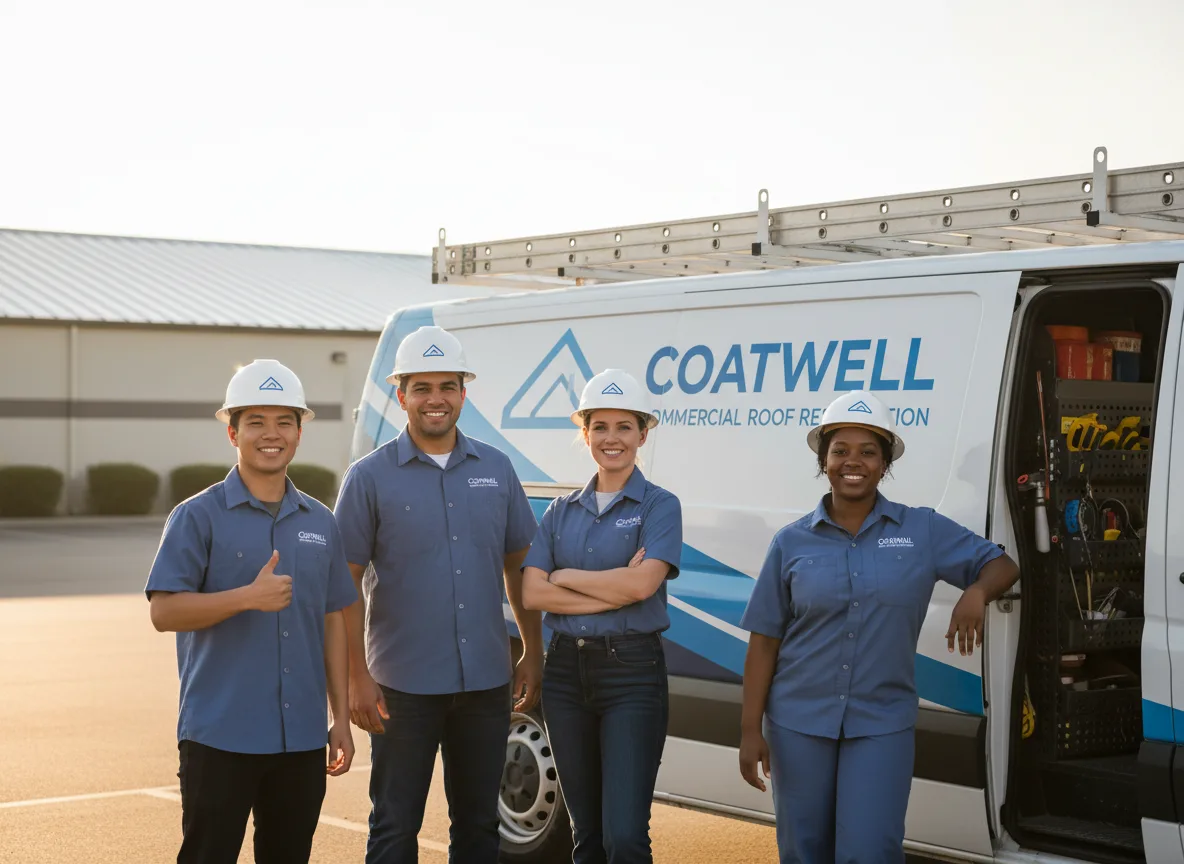 Commercial roof coating company in Kirkwood, IL